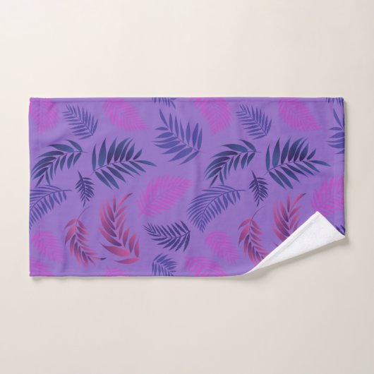 Tropical Leaves Pattern 19 (Serviette à main)