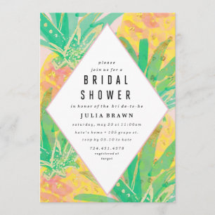 TROPICAL LUAU bridal doudaal uitnodiging