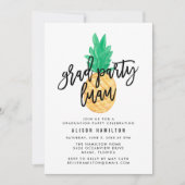 Tropical Luau Graduation Party Invitation (Devant)