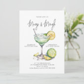 Tropical Margarita Cocktail Party Invitation (Debout devant)