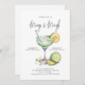 Tropical Margarita Cocktail Party Invitation (Devant / Derrière)
