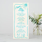 Tropical Mariage Funky Mariage Menu (Debout devant)