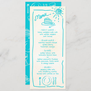 Tropical Mariage Funky Mariage Menu