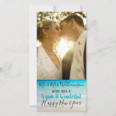 Tropical Marié Noël M. Mme Carte photo (Devant)