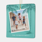 Tropical Mele Kalikimaka: Kerstmis Keramisch Ornament (Links)
