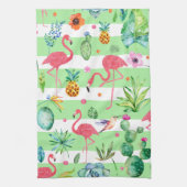 Tropical Melody Pattern Theedoek (Verticaal)