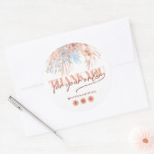 Tropical merci autocollant (Enveloppe)