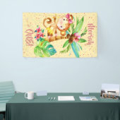 Tropical Monkee Birthday Spandoek (Beurs)
