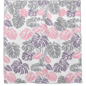 Tropical Monstera Leaf Douche rideau (Devant)