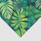 Tropical Monstera Leaves Jungle Pattern Tissuepapier (Detail)