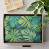 Tropical Monstera Leaves Jungle Pattern Tissuepapier (Geschenk)