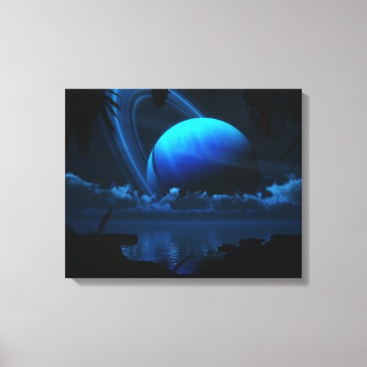 Tropical Moon Canvas Afdruk (Voorkant)