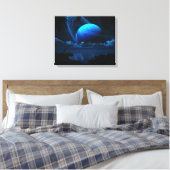 Tropical Moon Canvas Afdruk (Insitu (Slaapkamer))