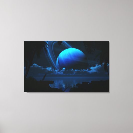 Tropical Moon Canvas Afdruk (Voorkant)