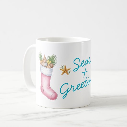 Tropical Nautical Holiday Mug (Devant gauche)