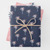 Tropical Navy, Blush Pink assortiment Papier d'env (En situation)
