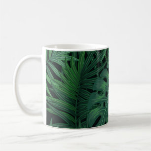 Tropical Night Green: Exotisch Plant Koffiemok