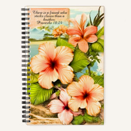 Tropical Notebook Proverbs 18:24 Notitieboek