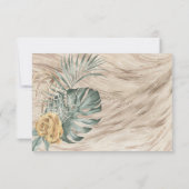 Tropical Oasis Palm Mariage Détails et carte d'inf (Dos)