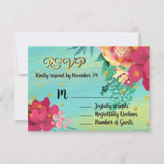 Tropical Ocean Breeze or floral RSVP (Devant)