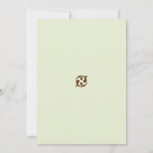 Tropical Orange Pittoresque Beach Invitations de m (Dos)