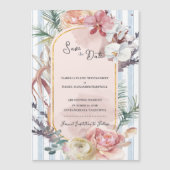 Tropical Orchid Arch Wedding Save the Date Magnet  (Devant)