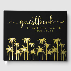 Tropical Palm arbre destination mariage livre d'or
