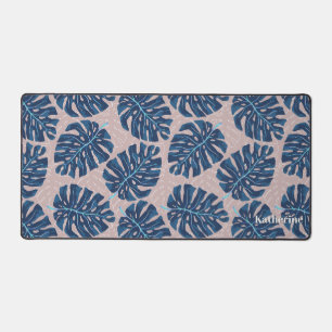 Tropical Palm Bleu Gris