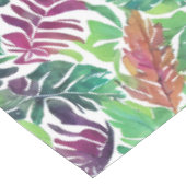 Tropical Palm Fronds Sur Toute La Nappe D'Impressi (Angle)