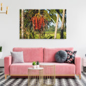 Tropical Palm Fruit Bali - Canvas Wall Art Print (Insitu (Woonkamer))