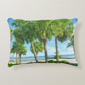 Tropical Palm Garden Wall Art Coastal Decor Accent Kussen