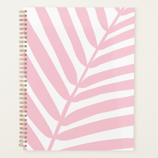 Tropical Palm Leaf Baby Rose (Devant)