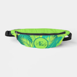 Tropical Palm Monogram Fanny Pack Heuptasje