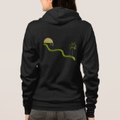 Tropical Palm Sunset - Moderne Vibe de Plage Sweat (Dos)