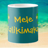 Tropical Palm Tree Stars Personalized Koffiemok