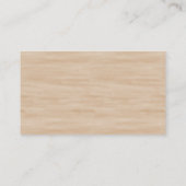 Tropical Palm Trees Cream Business name website Visitekaartje (Achterkant)