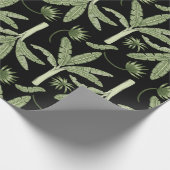 Tropical palm trees seamless pattern cadeaupapier (Hoek)
