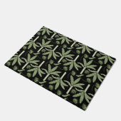 Tropical palm trees seamless pattern deurmat (Schuin)