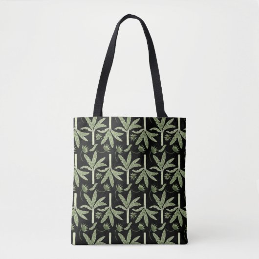 Tropical palm trees seamless pattern draagtas (Voorkant)