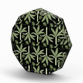Tropical palm trees seamless pattern fotoblokken (Rechts)