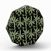 Tropical palm trees seamless pattern fotoblokken (Links)