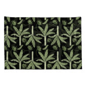 Tropical palm trees seamless pattern kussensloop (Achterkant-Rechts)