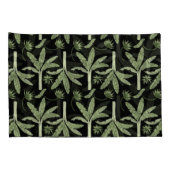 Tropical palm trees seamless pattern kussensloop (Achterkant-Rechts)