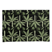 Tropical palm trees seamless pattern kussensloop (Voorkant-Rechts)