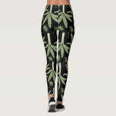 Tropical palm trees seamless pattern leggings (Achterkant)