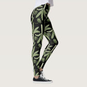 Tropical palm trees seamless pattern leggings (Rechts)