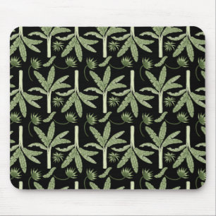 Tropical palm trees seamless pattern muismat