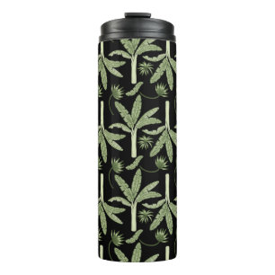 Tropical palm trees seamless pattern thermosbeker