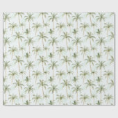 Tropical Palm Trees Wedding Cadeaupapier (Vlak)