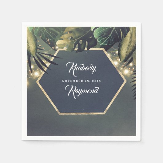 Tropical Palms Beach Servet (Voorkant)